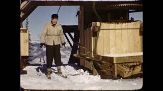 Early Skiing Footage from Red Mountain circa 1950s silent [upl. by Alil]