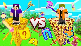 TENTE SOBREVIVER A TORRE DE LUCKY BLOCK FORTUNIA VS A TORRE INCA NO MINECRAFT [upl. by Belda432]