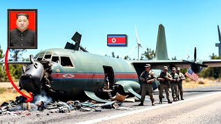 C130J Plane Carrying North Korean President Crashes and Explodes on Way to Russia [upl. by Allare]