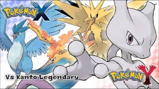 Pokémon XY  Kanto Legendary Battle Music HQ [upl. by Doownelg887]