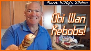 How to Make Obi Wan Kebobs From Star Wars Cookbook for Force Friday CookWithMe StayHome [upl. by Ahsinev]