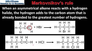 R3411  R3412 Markovnikovs rule HL [upl. by Noiwtna363]