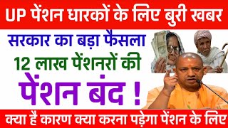 up pension news  12लाख की पेंशन बंद  vridha pension  pension news  pension [upl. by Naehs]