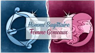 Homme Sagittaire ♐ Femme Gémeaux ♊ Compatibilité Astrologique Amoureuse [upl. by Charmain823]