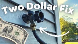 Leaky Spigot Handle Try THIS 2 Dollar Fix [upl. by Sauncho]