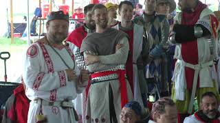 Pennsic LI  Battlefield Court Gilchryst MacPhearson Chivalry Vigil [upl. by Alyad]