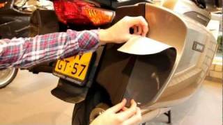 BMW R1200RT R1200R K1200GT K1300GT Reflective Pannier Stickers Installation Video  Motorstickercom [upl. by Ennaid]