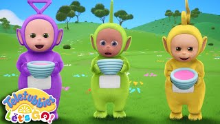 Bowls FULL of TUBBY CUSTARD  Teletubbies Let’s Go Full Episodes Compilation [upl. by Lananna]