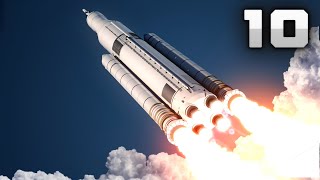 10 MOST POWERFUL Space Rocket Launch Ever 4K [upl. by Dnomzed414]