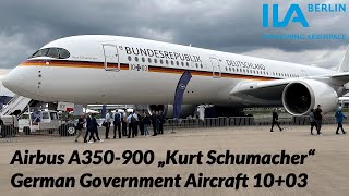 German Government AIRBUS A350900 at ILA 2024 Berlin [upl. by Karl281]