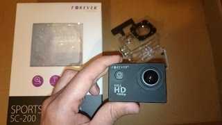 FOREVER SC200 SPORT CAMERA UNBOXING SJ4000 [upl. by Giacinta832]