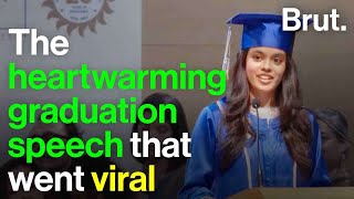 The heartwarming graduation speech that went viral [upl. by Ahsinut]