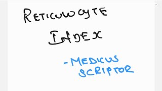 Reticulocyte Index Derivation and Significance with case scenario in Tamil [upl. by Mighell]