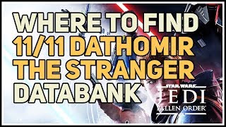 Where to find all The Stranger Dathomir Databank Locations Star Wars [upl. by Mathias]