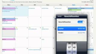 ifunde  iPlan KalenderApp fürs iPad [upl. by Imogen]