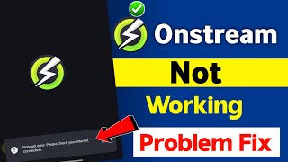 Onstream network error please check your Internet connection  Onstream app not working server down [upl. by Regine218]