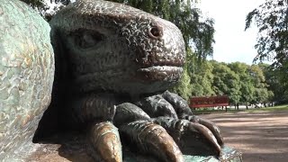 Reptiles in Vigelands park Oslo SheDigs [upl. by Nylazor]