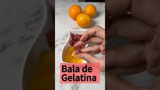 Bala de gelatina feita com apenas 2 ingredientes sem açúcar [upl. by Ainolloppa488]