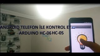 Bluetooth kumandalı lamba Kontrolü220V Android [upl. by Nniuq]