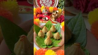 Modak Recipe For Ganesh Chaturthiganeshchaturthimodakrecipecookingganeshindiaviralvideoshorts [upl. by Assyle]