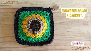 MONEDERO TEJIDO A CROCHET Tejiendo con angélika [upl. by Eenahpets]