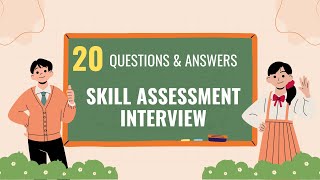 20 Most Commonly Asked Questions for a Skill Assessment Intw Part2 QueampAns  immigration youtube [upl. by Hickie]