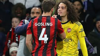 Fight between Matteo Guendouzi and Dan Gosling Bournemouth 1  2 Arsenal [upl. by Yrehcaz]