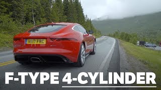 Jaguar FType FourCylinder Pure Engine And Exhaust Noise [upl. by Dailey]