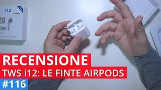 Recensione TWS i12 Le Finte AIRPODS [upl. by Genie]