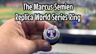 Marcus Semien World Series Replica Ring [upl. by Arraic613]