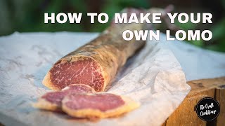 Super easy Recipe  How to make Lomo Cured Pork Tenderloin [upl. by Llezom]