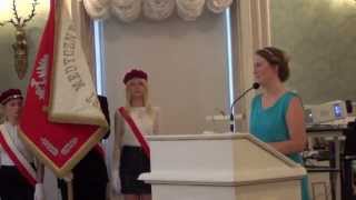 Graduation ceremony of the Englishspeaking students Medical University of Bialystok 2013 [upl. by Eiramyllek295]