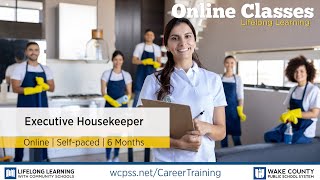 Career Training Classes  Executive Housekeeper [upl. by Clarice]