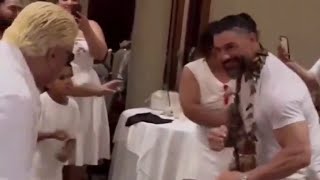 Roman Reigns Dance With Rikishi on his Fathers Funeral Party [upl. by Fretwell606]