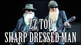 Zz Top Sharp Dressed Man BACKING TRACK  guitar [upl. by Holmun]