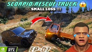 GTA 5  MAHINDRA SCORPIO RESCUE TRUCK 🔥😱  EP07  GTA 5 REAL LIFE GAMEPLAY [upl. by Notna]