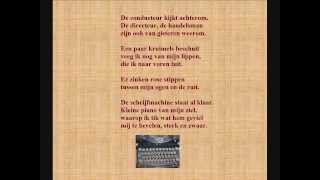 Gerrit Achterberg  Gedicht Typiste door Jeanine Schevernels [upl. by Zilla288]