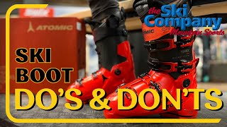 Dos and Donts of putting on Ski Boots [upl. by Lleroj]