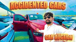 Accidented Cars Auction  Accidental Car Auction in Sharah UAE 🇦🇪 [upl. by Llenrahc]