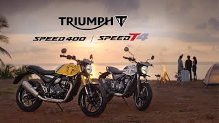 Choose Your Modern Classic  the powerful Triumph Speed 400 or the easy riding Triumph Speed T4 [upl. by Hastie69]