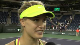 2015 Eugenie Bouchard Saturday Interview [upl. by Scurlock]