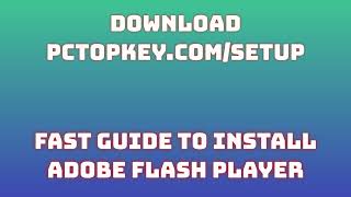 How To Download and Install Adobe Flash Player Manual [upl. by Chesna348]