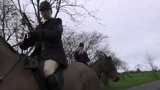 Blackmore and Sparkford Vale Hunt chasing a fox  sabs call off hounds [upl. by Peursem177]