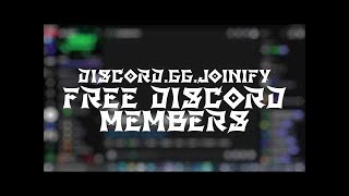 How To Get Free Discord Members in 2024 INSTRUCTIONS AND LINK DESCRIPTION ggjoinify [upl. by Woodring147]