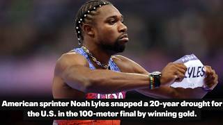 NOAH LYLES IS THE FASTEST MAN ALIVE 🔥 Check out the numbers behind the win 🥇 [upl. by Wojak]