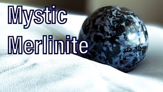 DIVE INTO YOUR INTUITION with Mystic Merlinite aka Indigo Gabbro Crystal study and meditation [upl. by Orly484]