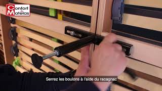 Tutoriel montage sommiers sur pieds Confort Du matelas [upl. by Rosen]