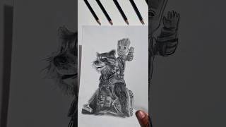 Rocket and Groot🤩 marvel shorts [upl. by Atikaj66]