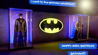 I went to the BATMAN exhibition at Covent Garden  HAPPY 85TH BIRTHDAY BATMAN [upl. by Ruphina]