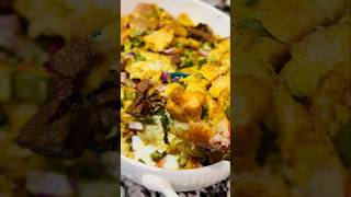 Turkey Stuffing recipe stuffing thanksgivingrecipe sidedish asmrfood cooking food [upl. by Vernor]